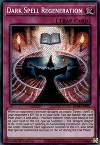 Dark Spell Regeneration - Battles of Legend: Armageddon (BLAR) #BLAR-EN001 - Secret Rare YuGiOh Trading Card