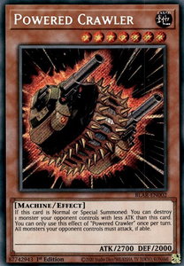 Powered Crawler - Battles of Legend: Armageddon (BLAR) #BLAR-EN002 - Secret Rare YuGiOh Trading Card