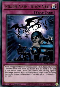 Intruder Alarm - Yellow Alert - Battles of Legend: Armageddon (BLAR) #BLAR-EN003 - Ultra Rare YuGiOh Trading Card