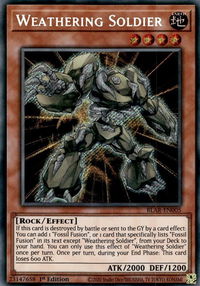 Weathering Soldier - Battles of Legend: Armageddon (BLAR) #BLAR-EN005 - Secret Rare YuGiOh Trading Card