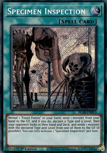 Specimen Inspection - Battles of Legend: Armageddon (BLAR) #BLAR-EN013 - Secret Rare YuGiOh Trading Card