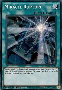 Miracle Rupture - Battles of Legend: Armageddon (BLAR) #BLAR-EN014 - Secret Rare YuGiOh Trading Card