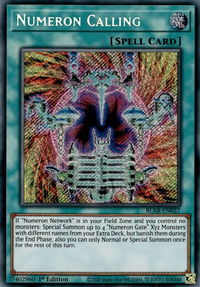 Numeron Calling - Battles of Legend: Armageddon (BLAR) #BLAR-EN027 - Secret Rare YuGiOh Trading Card