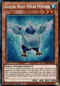 Glacial Beast Polar Penguin - Battles of Legend: Armageddon (BLAR) #BLAR-EN032 - Secret Rare YuGiOh Trading Card
