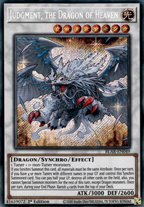 Judgment, the Dragon of Heaven - Battles of Legend: Armageddon (BLAR) #BLAR-EN049 - Secret Rare YuGiOh Trading Card