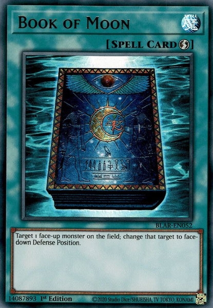 Book of Moon - Battles of Legend: Armageddon YuGiOh trading card