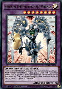 Elemental HERO Shining Flare Wingman - Battles of Legend: Armageddon (BLAR) #BLAR-EN054 - Ultra Rare YuGiOh Trading Card