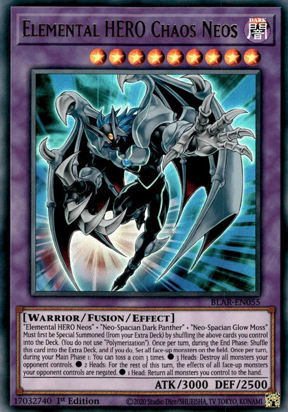 Elemental HERO Chaos Neos - Battles of Legend: Armageddon YuGiOh trading card