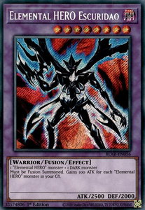 Elemental HERO Escuridao - Battles of Legend: Armageddon (BLAR) #BLAR-EN056 - Secret Rare YuGiOh Trading Card