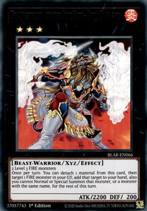 Brotherhood of the Fire Fist - Lion Emperor - Battles of Legend: Armageddon (BLAR) #BLAR-EN066 - Ultra Rare YuGiOh Trading Card