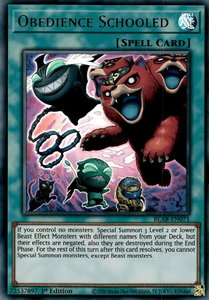 Obedience Schooled - Battles of Legend: Armageddon (BLAR) #BLAR-EN071 - Ultra Rare YuGiOh Trading Card