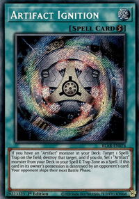Artifact Ignition - Battles of Legend: Armageddon (BLAR) #BLAR-EN074 - Secret Rare YuGiOh Trading Card