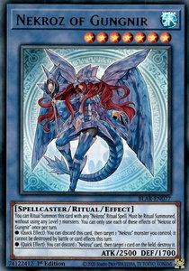 Nekroz of Gungnir - Battles of Legend: Armageddon (BLAR) #BLAR-EN077 - Ultra Rare YuGiOh Trading Card