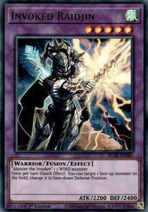 Invoked Raidjin - Battles of Legend: Armageddon (BLAR) #BLAR-EN081 - Ultra Rare YuGiOh Trading Card