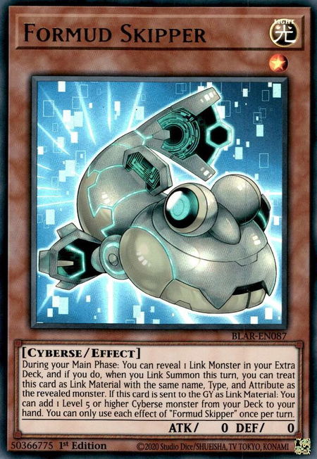 Formud Skipper trading card from Battles of Legend: Armageddon Formud Skipper - Battles of Legend: Armageddon YuGiOh trading card