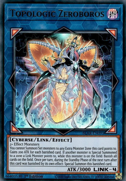 Topologic Zeroboros trading card from Battles of Legend: Armageddon Topologic Zeroboros - Battles of Legend: Armageddon YuGiOh trading card