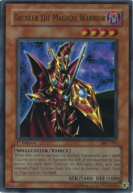 Breaker the Magical Warrior - Magician's Force YuGiOh trading card