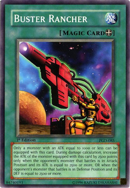 Buster Rancher - Pharaonic Guardian YuGiOh trading card