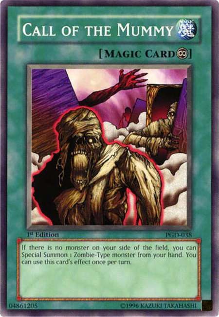 Call of the Mummy trading card from Pharaonic Guardian Call of the Mummy - Pharaonic Guardian YuGiOh trading card