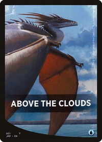 Above the Clouds Theme Card - Jumpstart (JMP) #1 - Token Magic: The Gathering Trading Card