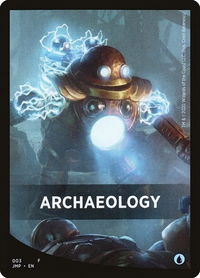 Archaeology Theme Card - Jumpstart (JMP) #3 - Token Magic: The Gathering Trading Card