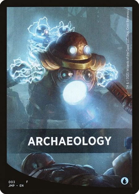 Archaeology Theme Card - Jumpstart Magic: The Gathering trading card