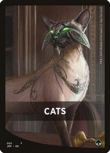 Cats Theme Card - Jumpstart (JMP) #5 - Token Magic: The Gathering Trading Card