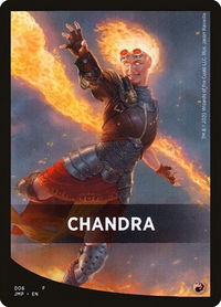Chandra Theme Card - Jumpstart (JMP) #6 - Token Magic: The Gathering Trading Card