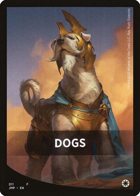 Dogs Theme Card - Jumpstart Magic: The Gathering trading card