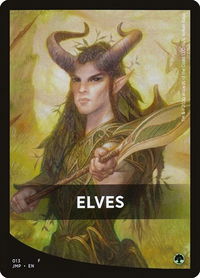 Elves Theme Card - Jumpstart (JMP) #13 - Token Magic: The Gathering Trading Card