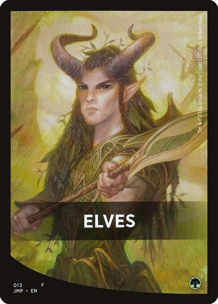 Elves Theme Card trading card from Jumpstart Elves Theme Card - Jumpstart Magic: The Gathering trading card