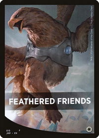Feathered Friends Theme Card - Jumpstart (JMP) #15 - Token Magic: The Gathering Trading Card