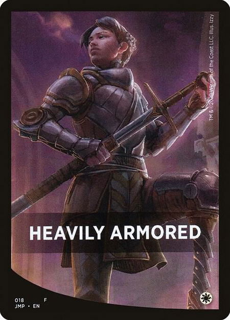 Heavily Armored Theme Card - Jumpstart Magic: The Gathering trading card