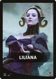 Liliana Theme Card - Jumpstart (JMP) #22 - Token Magic: The Gathering Trading Card