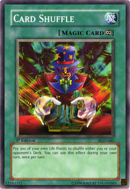 Card Shuffle trading card from Pharaonic Guardian Card Shuffle - Pharaonic Guardian YuGiOh trading card