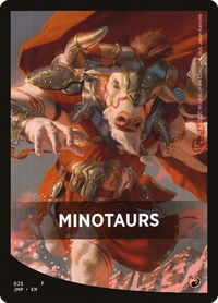 Minotaurs Theme Card - Jumpstart (JMP) #25 - Token Magic: The Gathering Trading Card