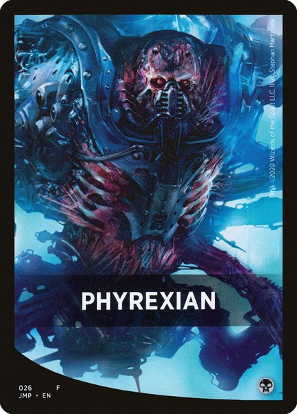 Phyrexian Theme Card - Jumpstart Magic: The Gathering trading card