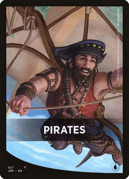 Pirates Theme Card - Jumpstart Magic: The Gathering trading card