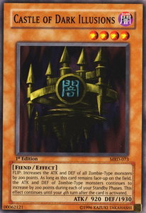 Castle of Dark Illusions - Metal Raiders (MRD) #MRD-073 - Common / Short Print YuGiOh Trading Card