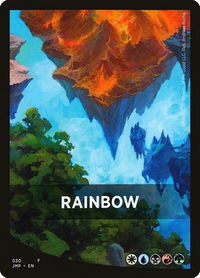 Rainbow Theme Card - Jumpstart (JMP) #30 - Token Magic: The Gathering Trading Card