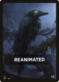 Reanimated Theme Card - Jumpstart (JMP) #31 - Token Magic: The Gathering Trading Card
