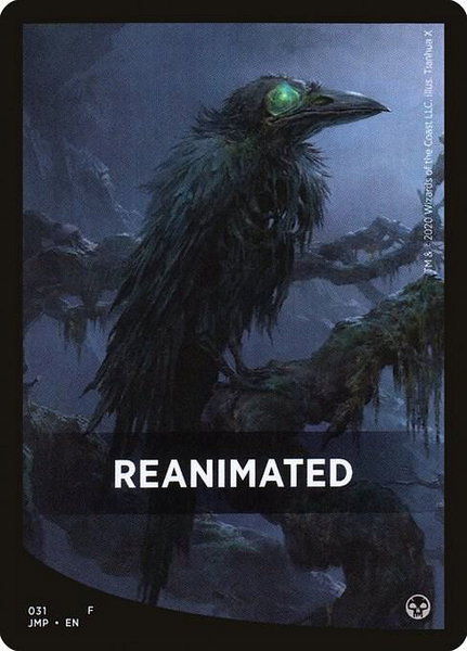 Reanimated Theme Card - Jumpstart Magic: The Gathering trading card