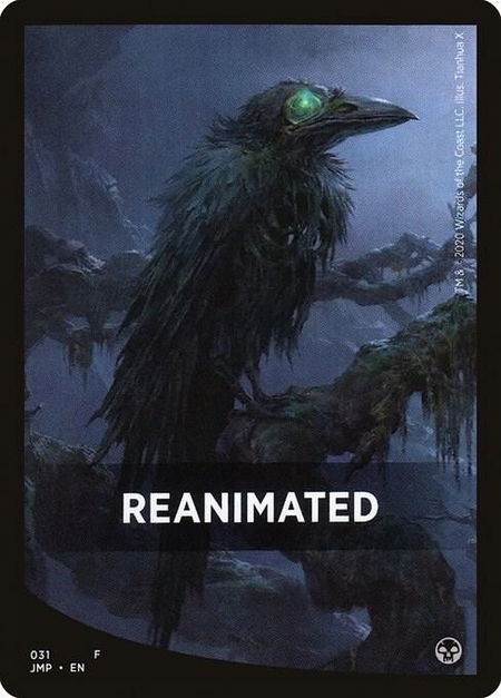 Reanimated Theme Card - Jumpstart Magic: The Gathering trading card