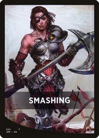 Smashing Theme Card - Jumpstart (JMP) #34 - Token Magic: The Gathering Trading Card