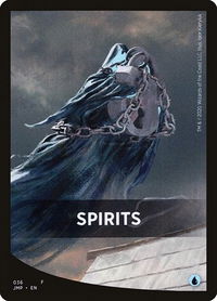 Spirits Theme Card - Jumpstart (JMP) #36 - Token Magic: The Gathering Trading Card