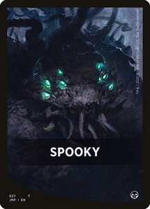 Spooky Theme Card - Jumpstart (JMP) #37 - Token Magic: The Gathering Trading Card