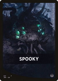 Spooky Theme Card - Jumpstart (JMP) #37 - Token Magic: The Gathering Trading Card
