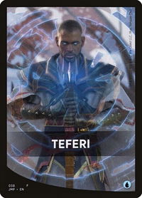 Teferi Theme Card - Jumpstart (JMP) #38 - Token Magic: The Gathering Trading Card