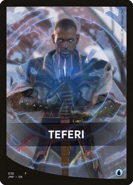 Teferi Theme Card - Jumpstart Magic: The Gathering trading card