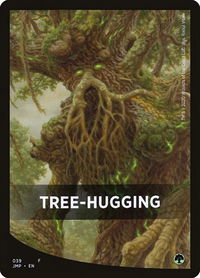 Tree-Hugging Theme Card - Jumpstart (JMP) #39 - Token Magic: The Gathering Trading Card